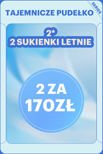 ZAPAKA TAJEMNICZE PUDEŁKO z 2Pc Sukienki Letnie